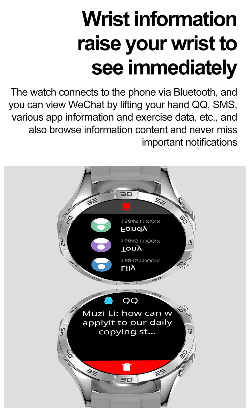 سفنتي فايف Smart Watch With Fitness And Bluetooth Call Features