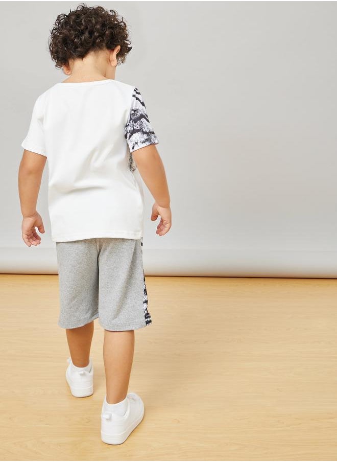 Styli Styli Tiger Graphic Print T-Shirt and Shorts Set  - Image 5