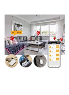 Generic 2 Pack Key Finder Locator with Sound & Bluetooth Tracker, Anti-Lost GPS Tracker for Keys, Wallets, Pets & Bags, Waterproof, Ultra-Wideband Precision Finding, Works with Apple Find My App (White, 2 Pack)  - Image 5