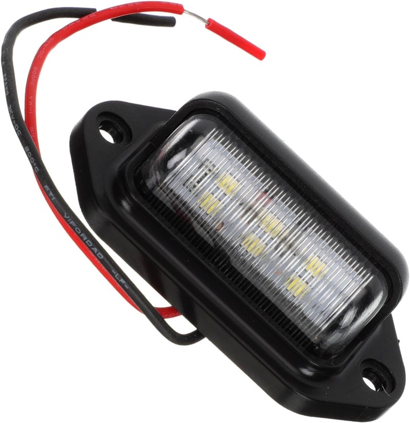 مجموعة إضاءة لوحة الترخيص للمقطورة 12-24 فولت LED ضوء خلفي للشاحنة سهل التركيب - Image 1