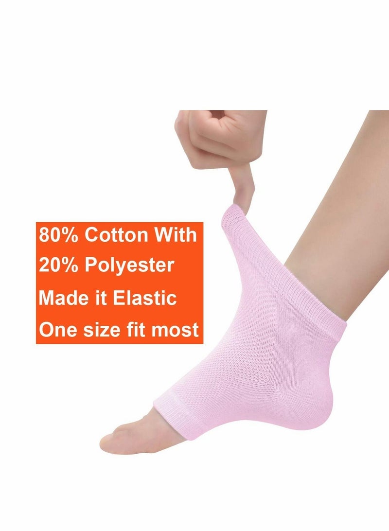 Excefore Moisturizing Heel Gel Socks, Heal Dry Cracked Dead Skin Foot Care Softener Pedicure Spa Set, 3 Pairs - Image 5
