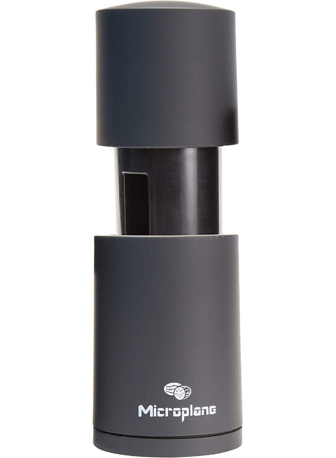 Microplane Spice Mill Black For Nutmeg Cinnamon Tonka Beans - Image 3