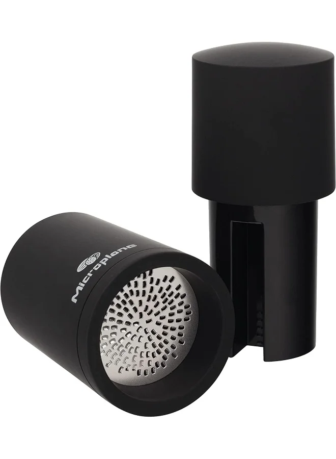 Microplane Spice Mill Black For Nutmeg Cinnamon Tonka Beans