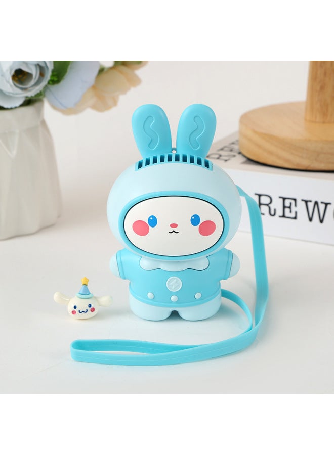 Cute Cartoon Neck Fan Mute Student Portable Portable Handheld Lazy Mini Small Electric Fan