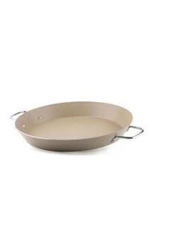 AL RIMAYA Aluminum Fry Pan 38cm With Lid  Beige  - Image 3