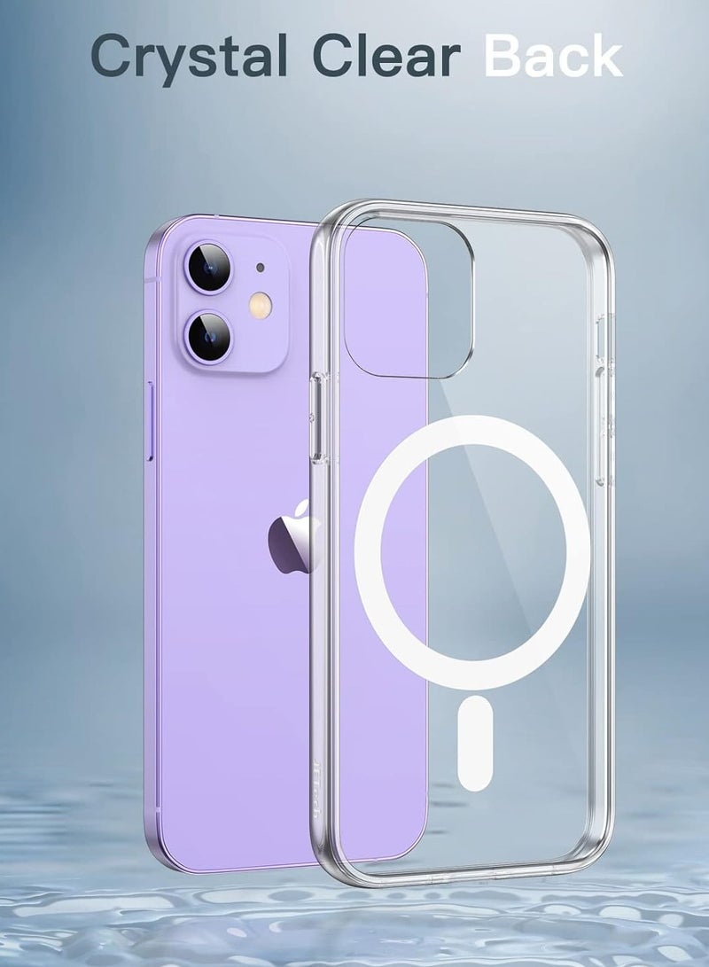 نفس Magsafe Case for iPhone 12, Non-Yellowing Shockproof Phone Bumper Cover, Anti-Scratch Clear Back (Clear) - Image 4