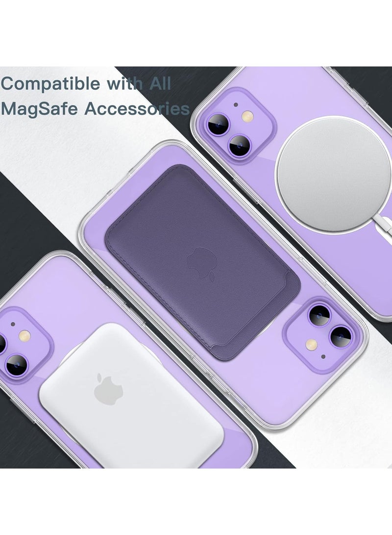 نفس Magsafe Case for iPhone 12, Non-Yellowing Shockproof Phone Bumper Cover, Anti-Scratch Clear Back (Clear) - Image 5