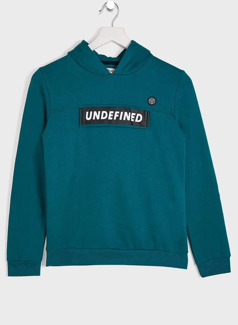 RB Youth Slogan Hoodie