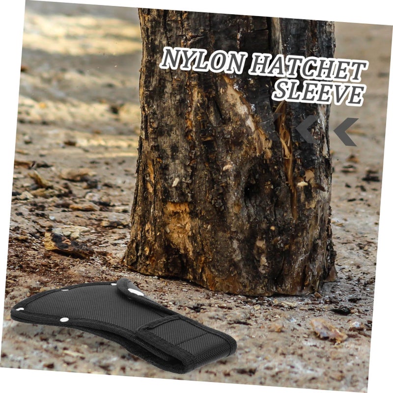 600g Nylon Axe Head Cover Durable Protective Sheath with Snap Closure for Camping Hatchets - Image 5