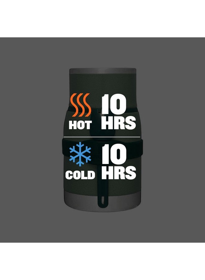 Stanley Adventure To-Go Food Jar and Spork 24 oz | Vacuum Insulated Thermos Food Container | Wide Mouth Screw On Lid | Stainless Steel | BPA-Free | Hammertone Green - Image 5