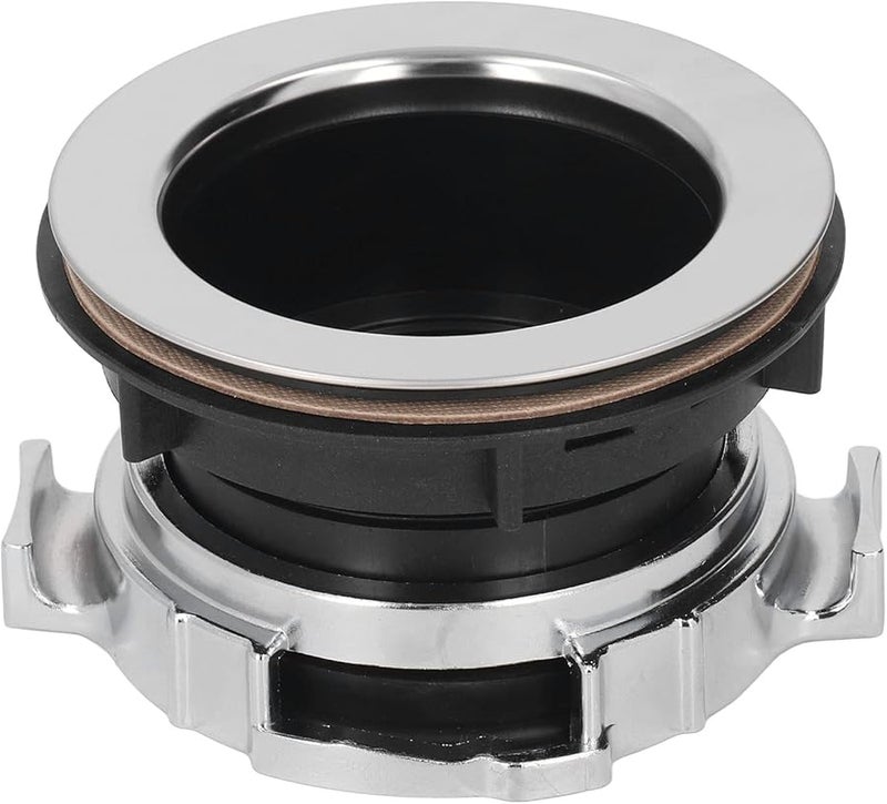 طقم شفة حوض من الفولاذ المقاوم للصدأ لفتحة التخلص من النفايات 114 مم مع واقي من الرذاذ - Image 1