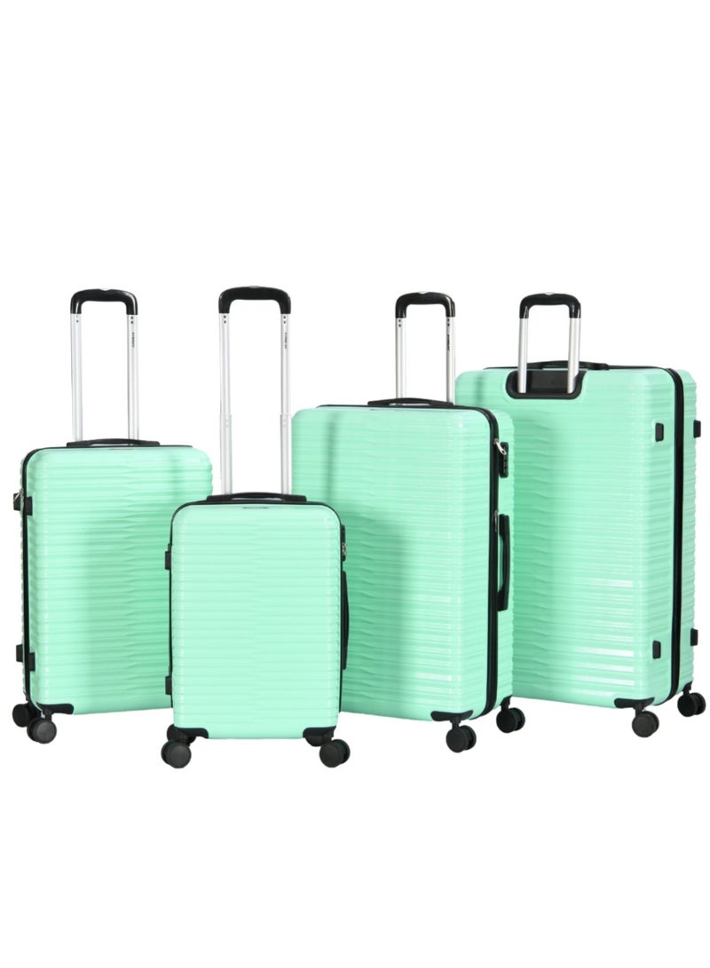 ستار لايف مجموعة حقائب سفر مكونة من 4 قطع من حقائب أمتعة السفر ذات الجانب الصلب من مادة ABS - Image 1