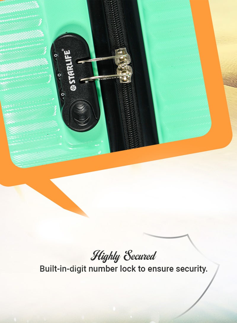 ستار لايف مجموعة حقائب سفر مكونة من 4 قطع من حقائب أمتعة السفر ذات الجانب الصلب من مادة ABS - Image 3