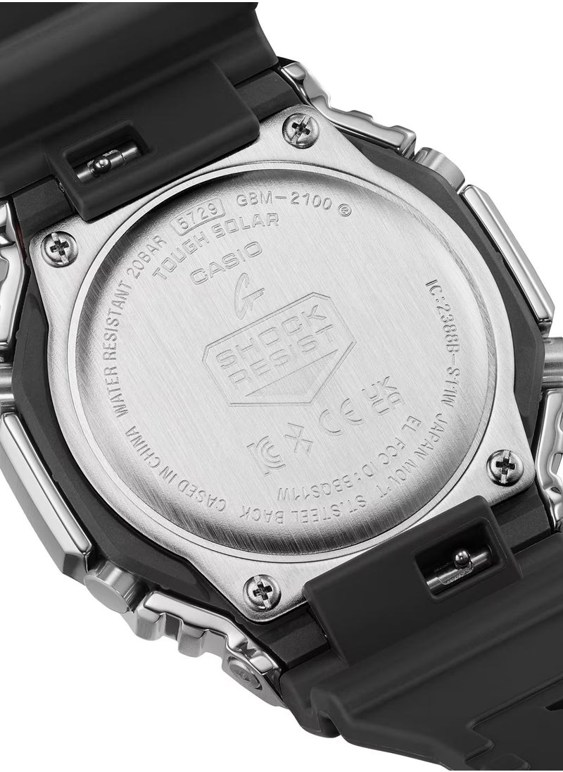 G-SHOCK - Analog+Digital Green Dial Bio-Based-Resin Band Men's Watch GBM-2100A-1A3-44.4MM - Image 1