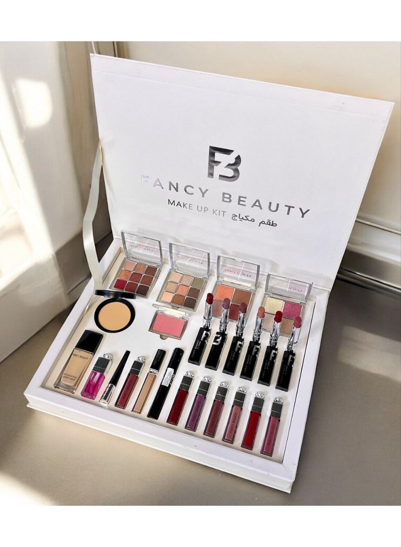 Fancy Beauty Beige Complete Makeup Box - 24 Pieces - Image 2