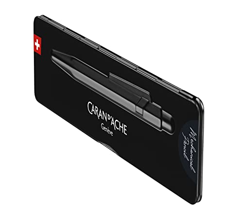 Caran d'Ache 844 Mechanical Pencil 0.7MM - Black Code in Slimpack Case - Image 4