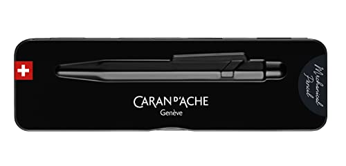Caran d'Ache 844 Mechanical Pencil 0.7MM - Black Code in Slimpack Case - Image 3