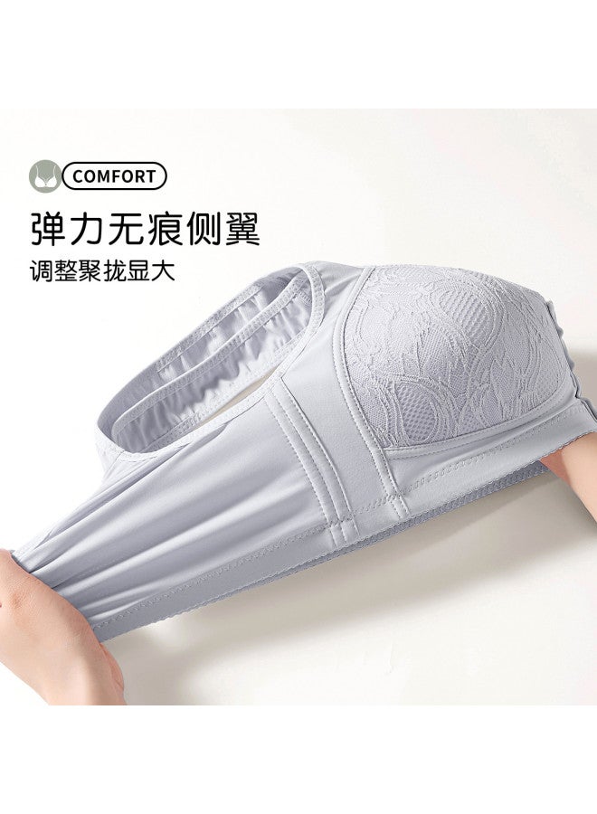 Fenton comfortable Front-closure Wireless Vest Bra For Middle-aged Women - Plus Size - Image 5