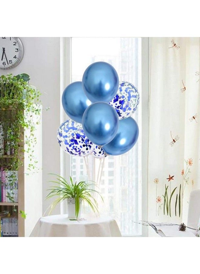 TONIFUL - 2 Set Table Centerpiece Balloons Stand Kit For Boy Include 16 Blue Latex Confetti Balloons Birthday Table Decorations For,Birthday,Wedding,Graduation,Boy Baby Shower,Table Party Decorations. - Image 1