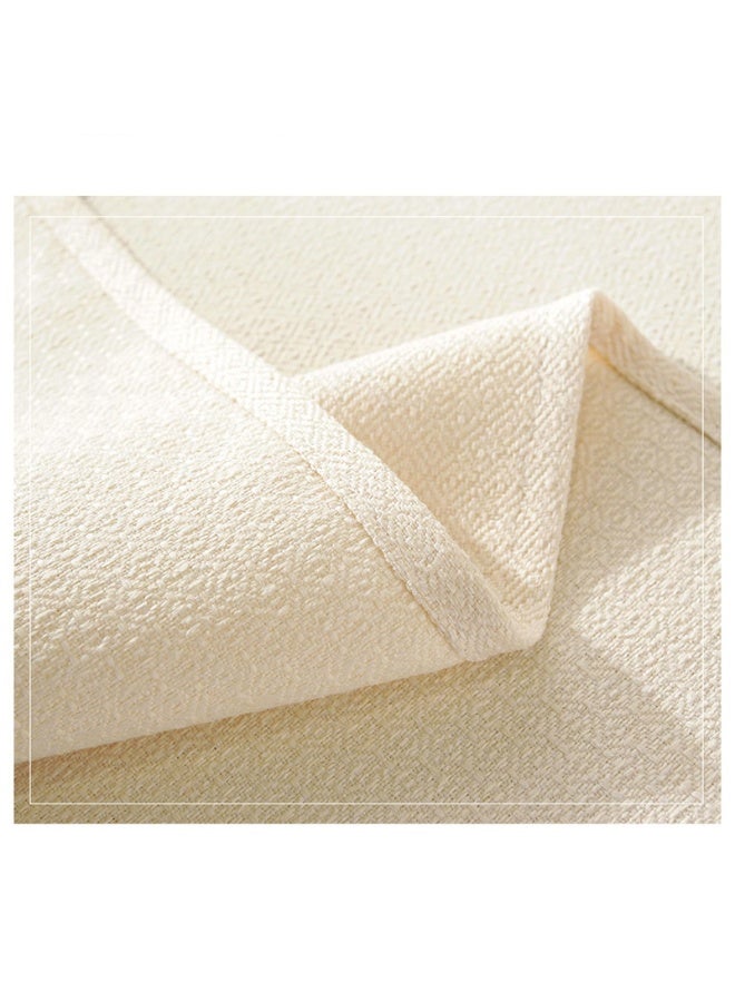 الترجمة العربية: مفارش طاولة مستطيلة من القطن والكتان ● مفرش طاولة مستطيل مقاوم للماء ● غطاء طاولة واقي ● مثالي للاستخدام الداخلي والخارجي - Image 3