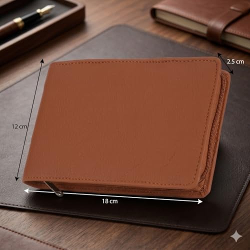 essart Collection Pen Storage Case Fountain Pen Pouch, 12 Slots Faux Leather Pen Storage Pouch, Luxury Pen,Pen Storage, Zipper Pen Pouch Holder, Handmade Gift Colour Tan (PNC-06-Tan) - Image 3