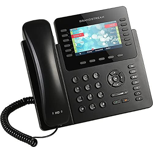 Grandstream هاتف IP من Grandstream GXP2170 | 12 خط، 6 حسابات SIP | شاشة ملونة بحجم 4.3 بوصة | منفذ جيجابت مزدوج مع PoE مدمج - Image 3