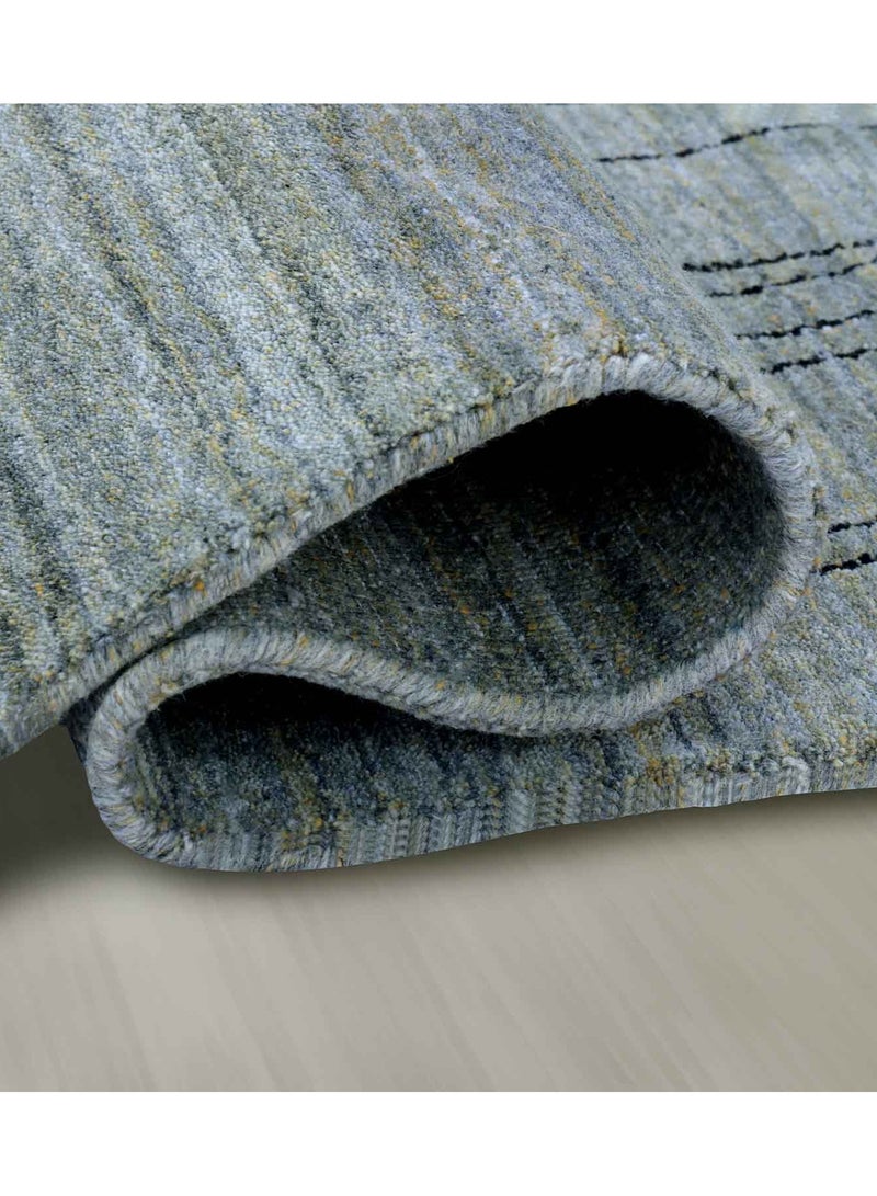 SKALD WOOL RUG - 200X300 CM- SAGE - Image 3
