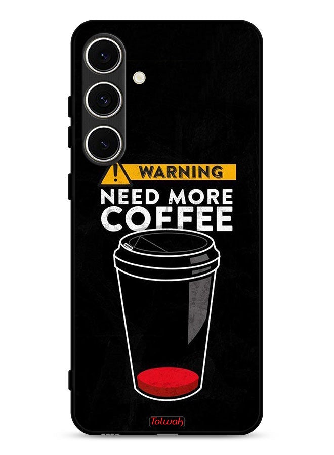 Tolwak Samsung Galaxy M56 5G Protective Case Cover Need More Coffee - Image 1