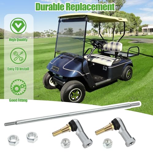 10L0L Golf Cart Tie Rod Assembly Tie Rod and End (Left and Right) Fits EZGO Gas & Electric Golf Carts Years 2001-Up (26 Inch) 70876-G02 70902-G01 70902-G02 01069-G01 01069-G02 - Image 3