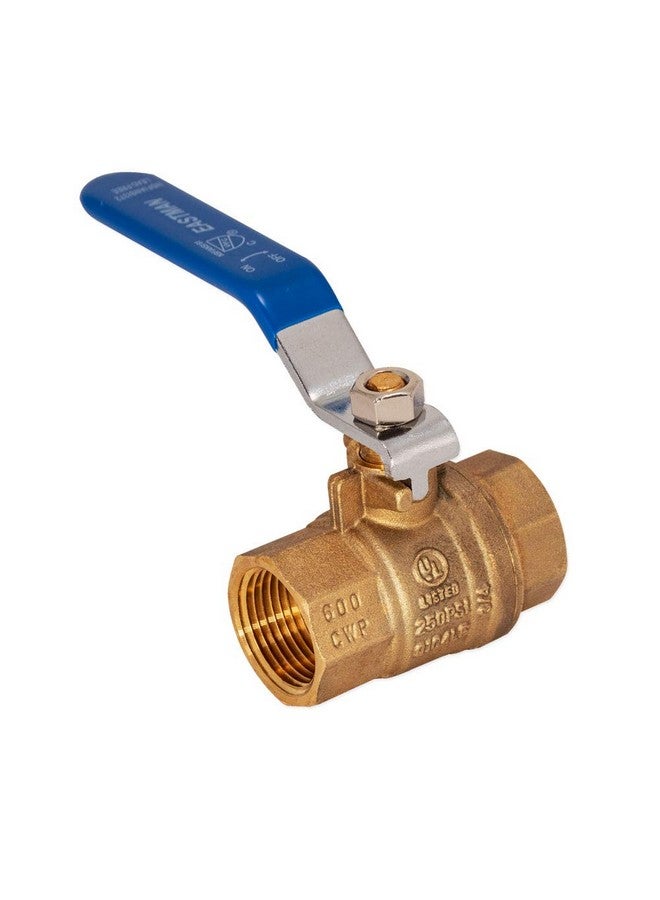 إيست مان صمام كروي كامل الفتحات عالي التحمل مقاس 3/4 بوصة من Eastman، تركيبات سباكة نحاسية، 20047LF - Image 1