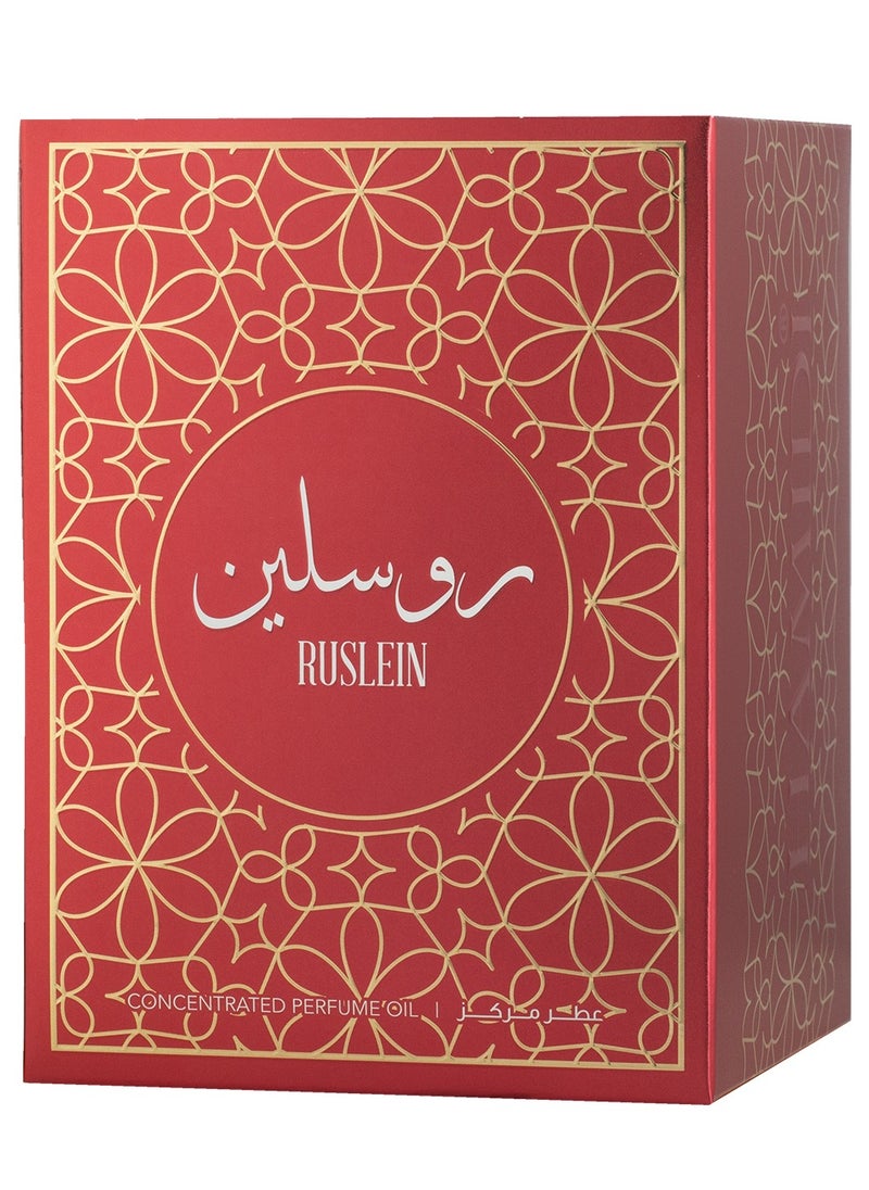 HAMIDI - Hamidi Ruslein Concentrated Perfume Oil 22ml, Attar Oil, CPO, Perfume For Men, 100% Pure, Halal, Alcohol Free, Long lasting Oils, Arabic Fragrance - Image 1
