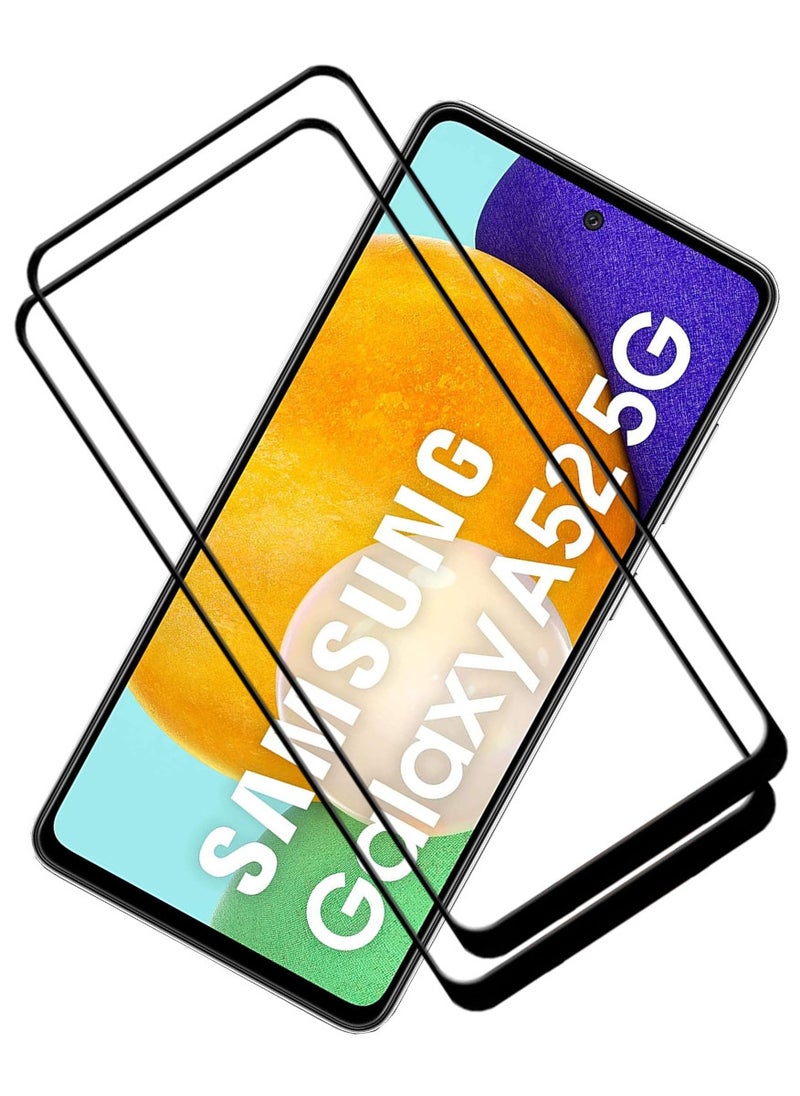 ACLIX 2 Pieces Antistatic ESD Dustproof Premium Quality High Definition Tempered Glass Screen Protector Designed For Samsung Galaxy A52 5G - Image 1