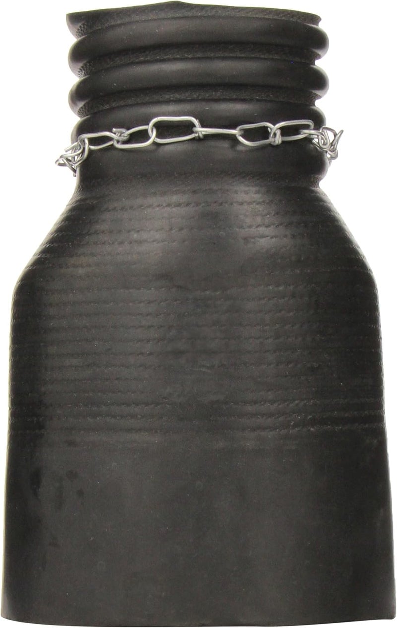 64048 Garage Exhaust Hose Adapter Black