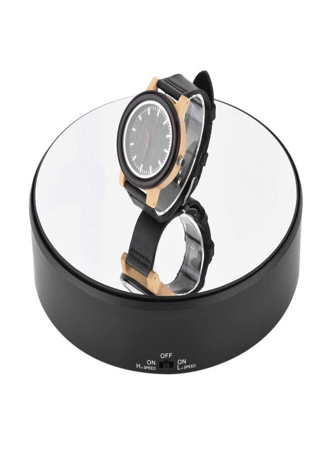AYNEFY Rotating Display Stand, 360 Degree ABS Material Motorized Turntable Showcase for Displaying Jewelry, Watch, Cosmetic - Image 1