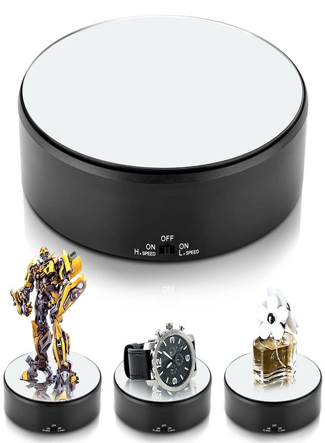 AYNEFY Rotating Display Stand, 360 Degree ABS Material Motorized Turntable Showcase for Displaying Jewelry, Watch, Cosmetic - Image 2