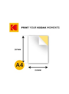 Kodak A4 Sticker Paper  (210X297Mm) Matte - 100 sheets  - Image 2