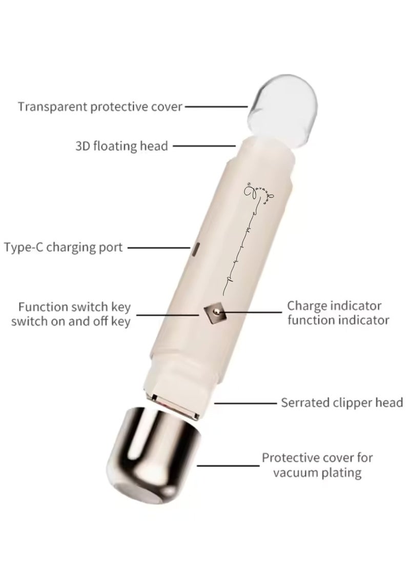 Prime by javaudan 2-in-1 Electric Hair Removal Trimmer for Women – Waterproof, Rust-Resistant, Dual-Head Shaver for Smooth Skin  - Image 3