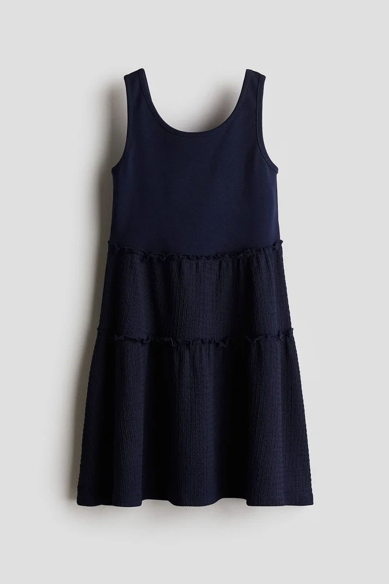 H&M Textured jersey dress