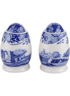 Portmeirion Portmeirion Spode Blue Italian Salt and Pepper Shakers | Salt and Pepper Set for Kitchen and Tabletop | Measures 3 Inches | Made from Fine Porcelain | Classic Home Dcor 