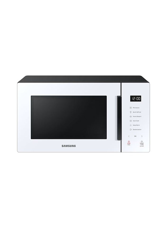 Samsung Solo Microwave Ovens with New Design & New Color - White 23.0 L 800.0 W MS23T5018AW/SG White - Image 1