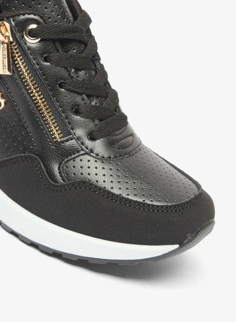 فلورا بيلا من شو إكسبرس حذاء نسائي إسفين برباط مزين بالدانتيل