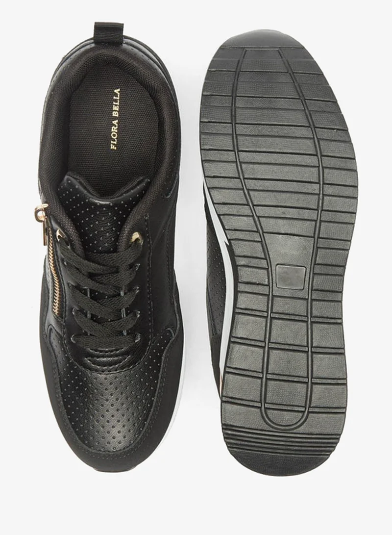 فلورا بيلا من شو إكسبرس حذاء نسائي إسفين برباط مزين بالدانتيل