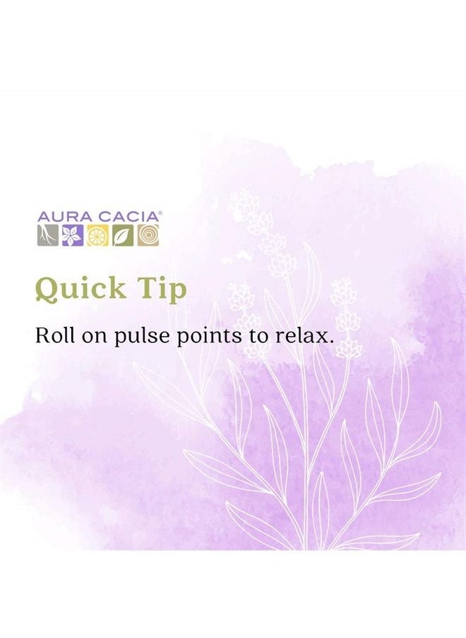 Aura Cacia Lavender Essential Oil Roll-On | GC/MS Tested for Purity | 9.2 ml (0.31 fl. oz.)  - Image 5