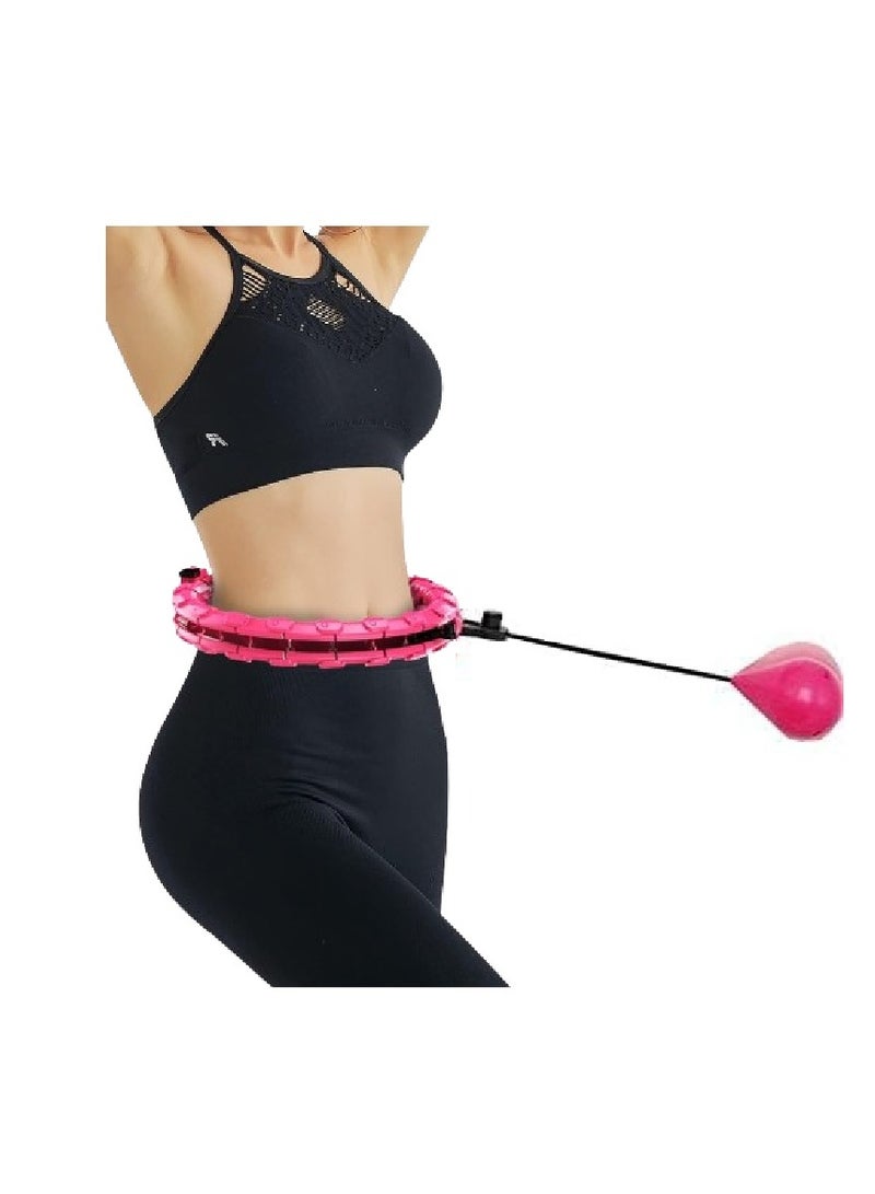 Generic Smart Fitness Hoop, Hula Hoop Weight Loss pink  - Image 1