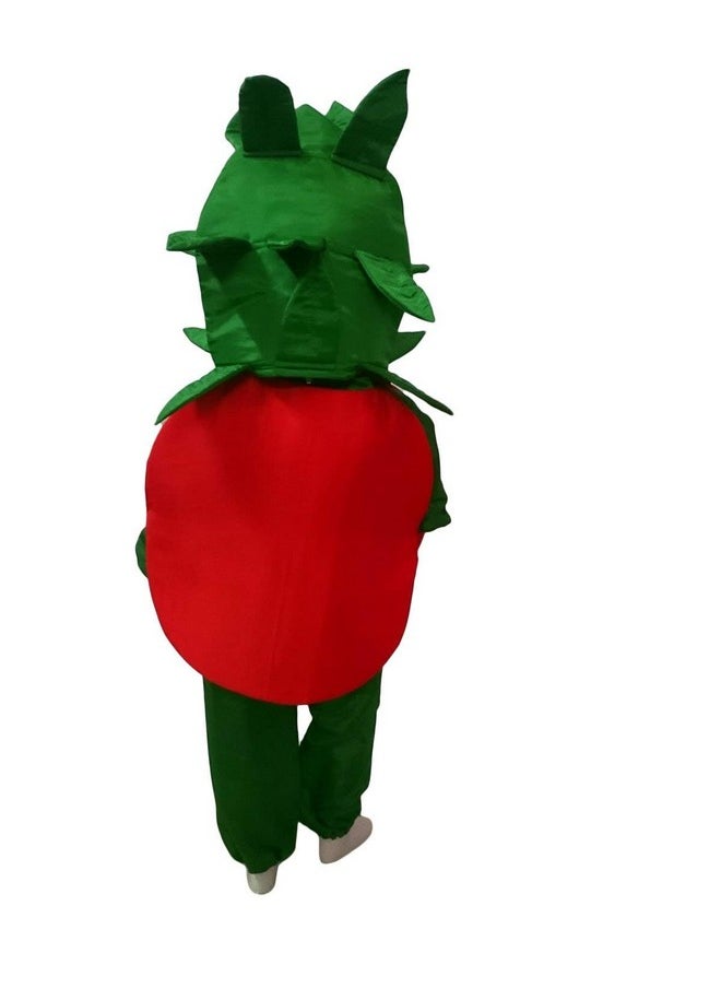 BookMyCostume - BookMyCostume Tomato Vegetable Kids Fancy Dress Costume 7-8 years - Image 1