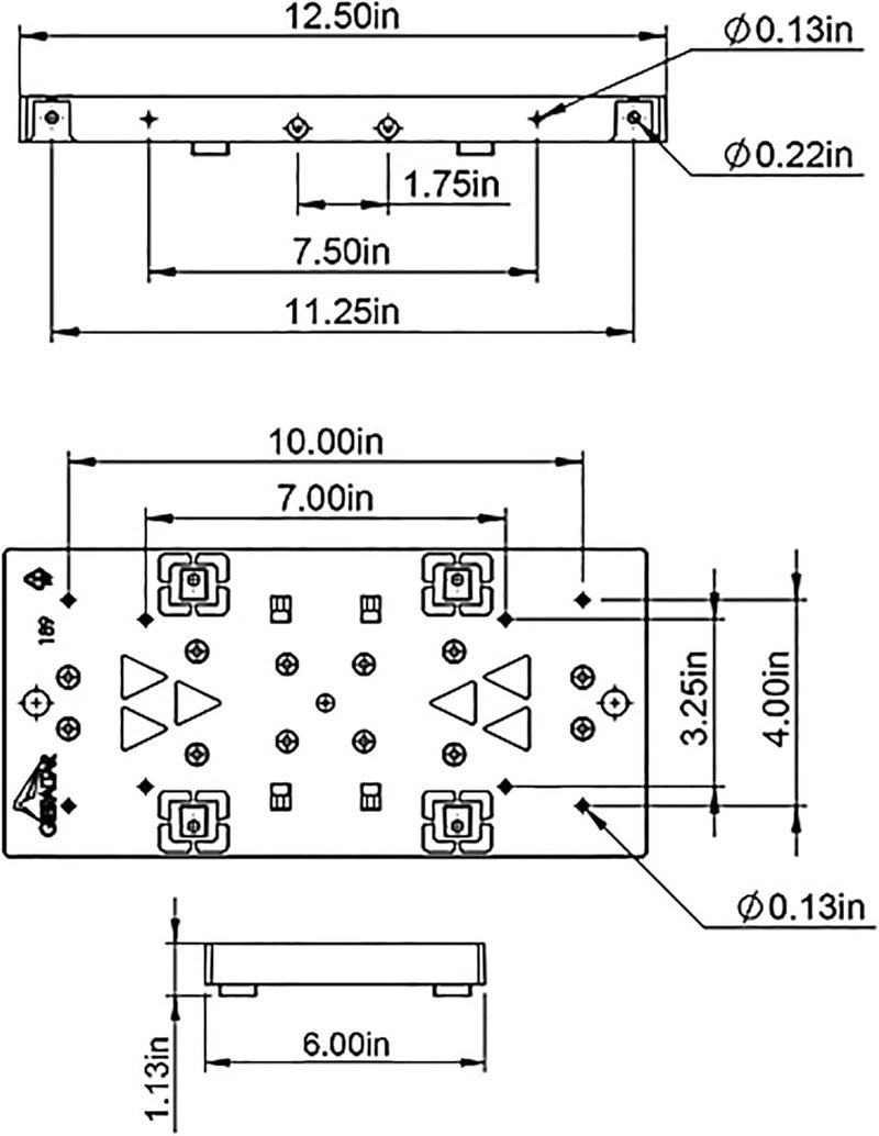 ARCHITECTURAL MAILBOXES PLMB06AM Plastic Bracket Mailbox Mounting Board, Black - Image 4