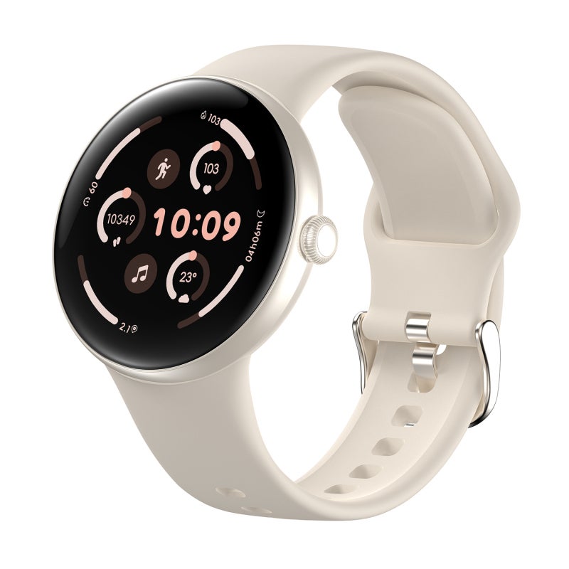 Smartwatch 1.43-Inch HD AMOLED Display 24/7 Accurate Health Monitor Fitness Tracker - IP68 Waterproof 100+ Exercise Modes Curved Elegant Design for Android iOS Users - Image 1