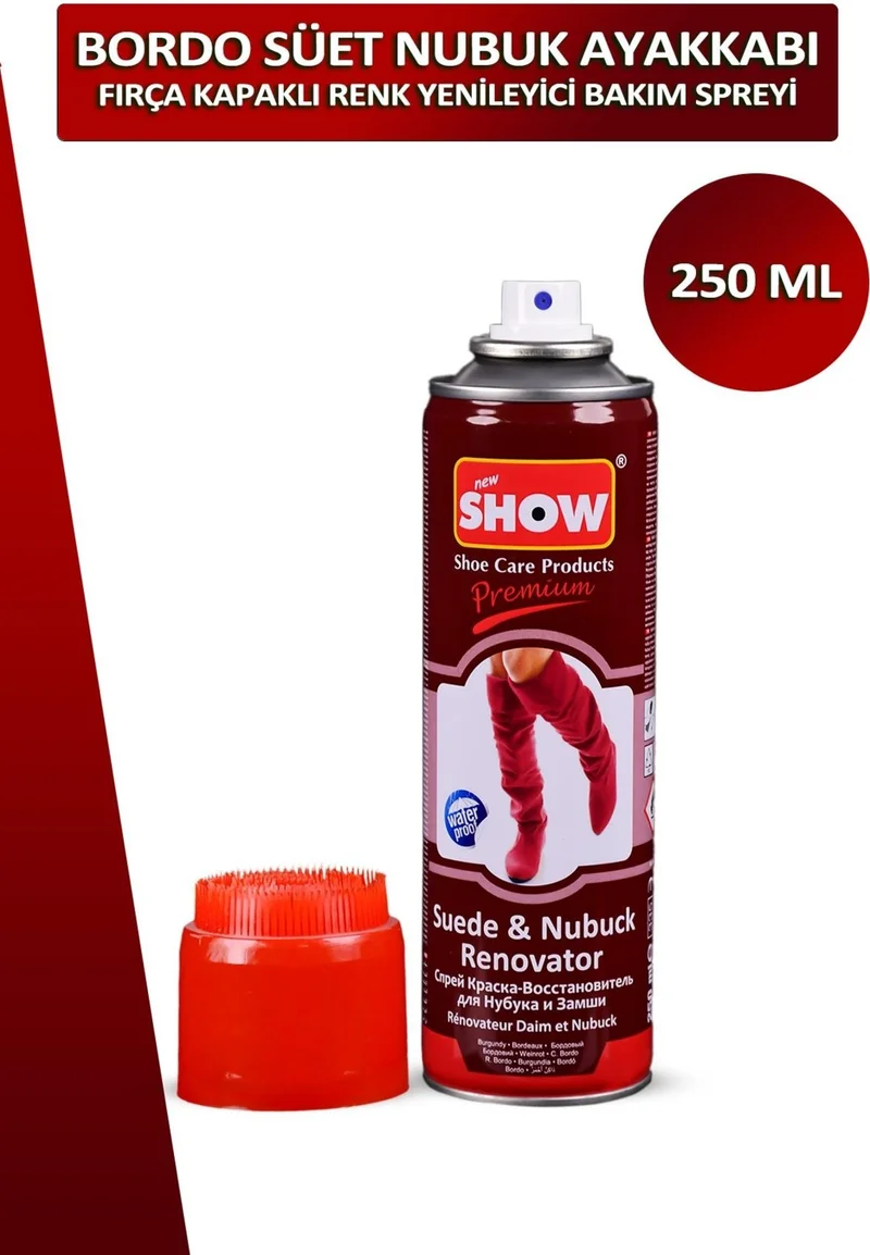 Dopar Show Brush Cover Suede and Nubuck Color Renewal Care Spray 250 ml
