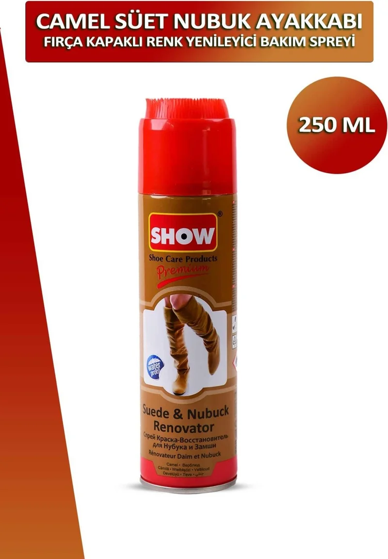 Dopar Show Brush Cover Suede and Nubuck Color Renewal Care Spray 250 ml