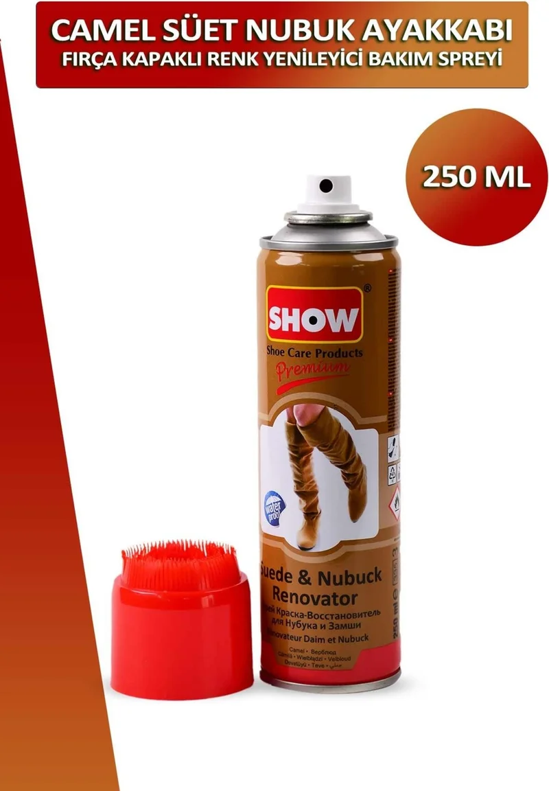 Dopar Show Brush Cover Suede and Nubuck Color Renewal Care Spray 250 ml